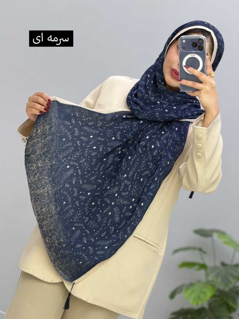 شال پلیسه شایگان کد 11040 — تصویر ۳