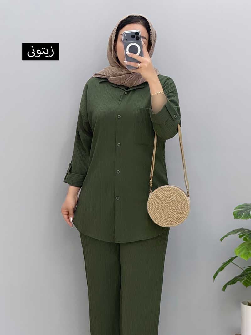ست شومیزشلوار آیوا دینگو کد 106417