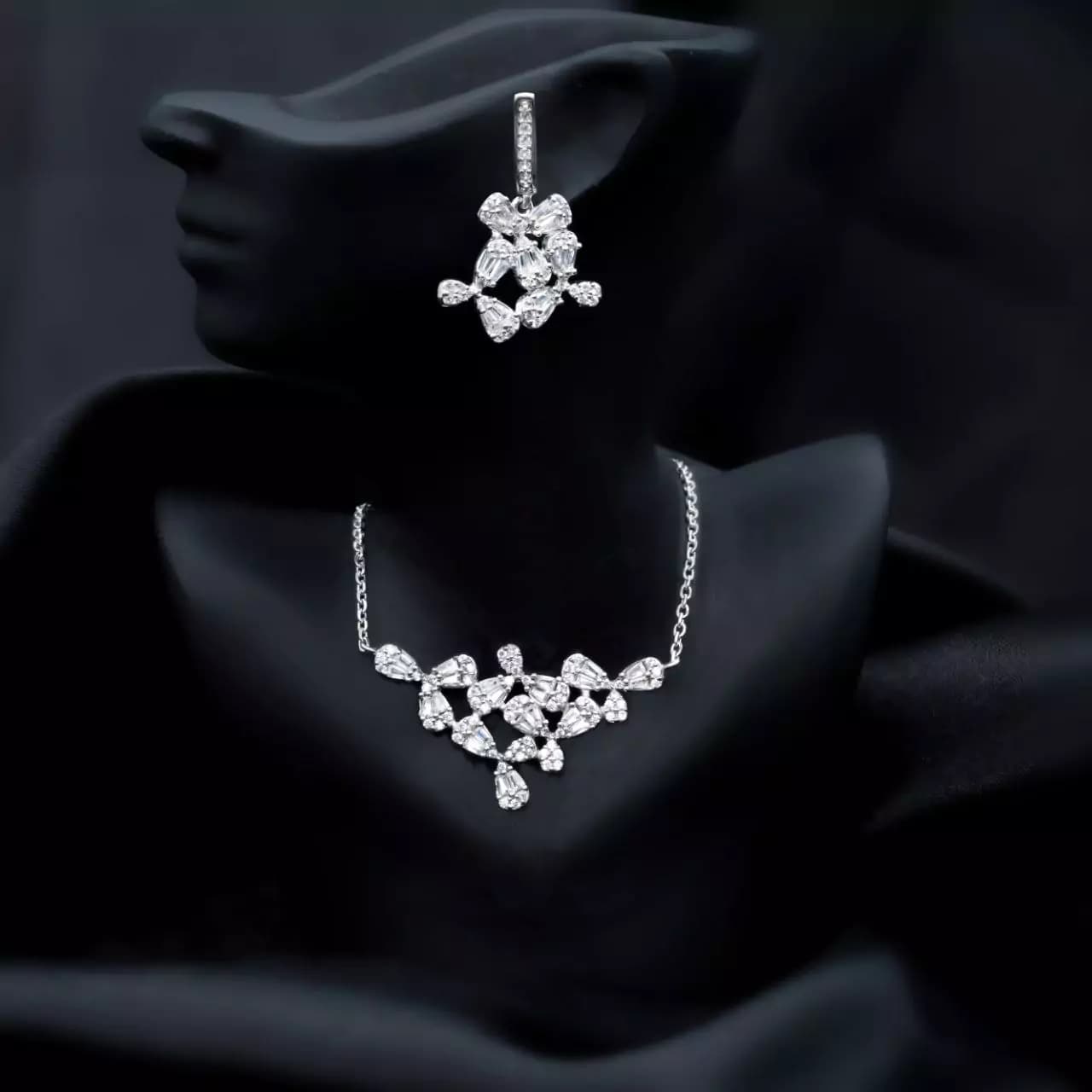 نیم ست نقره زنانه کد s2 — تصویر ۵