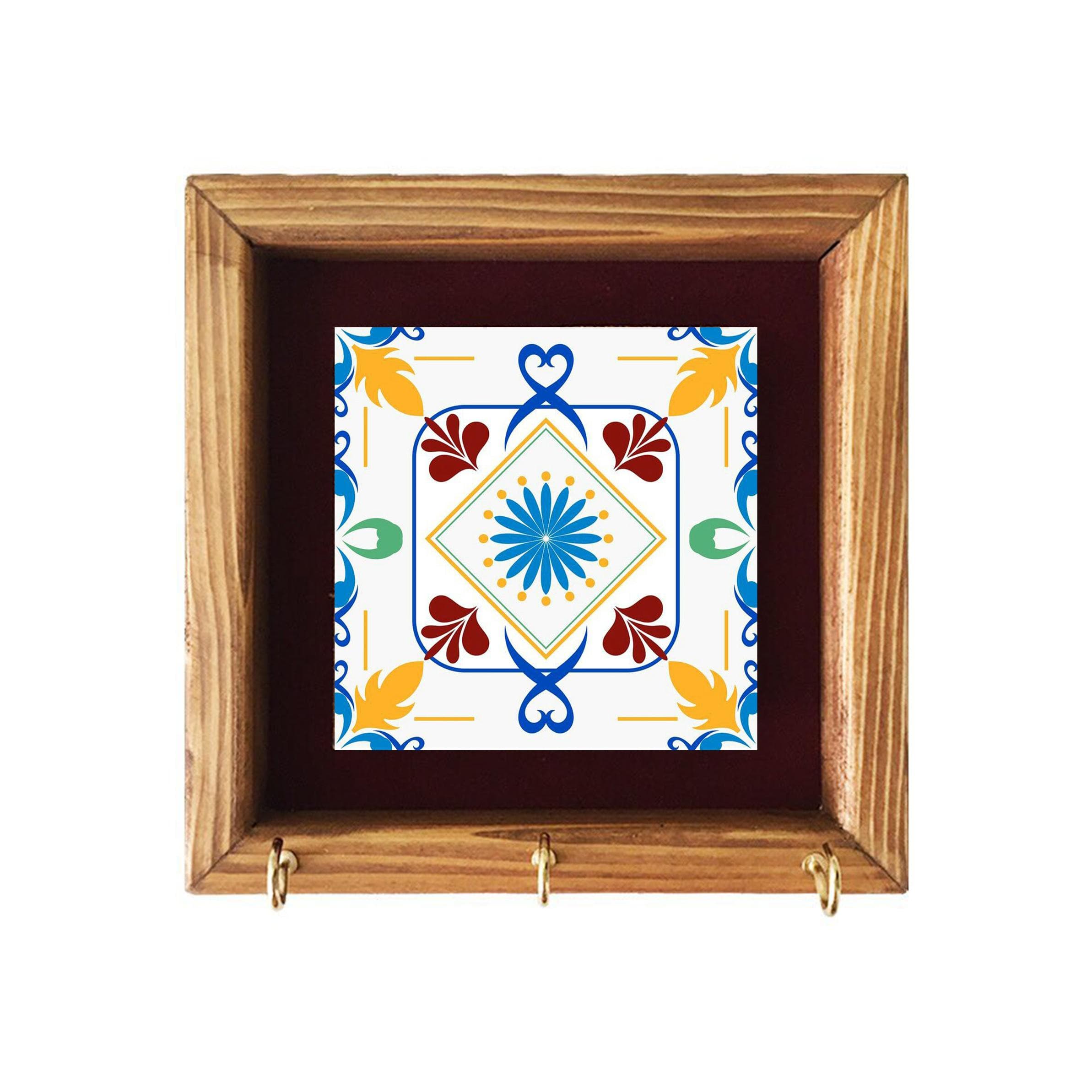 جاکلیدی دیواری گلاک طرح سنتی اسلیمی کد WKH8