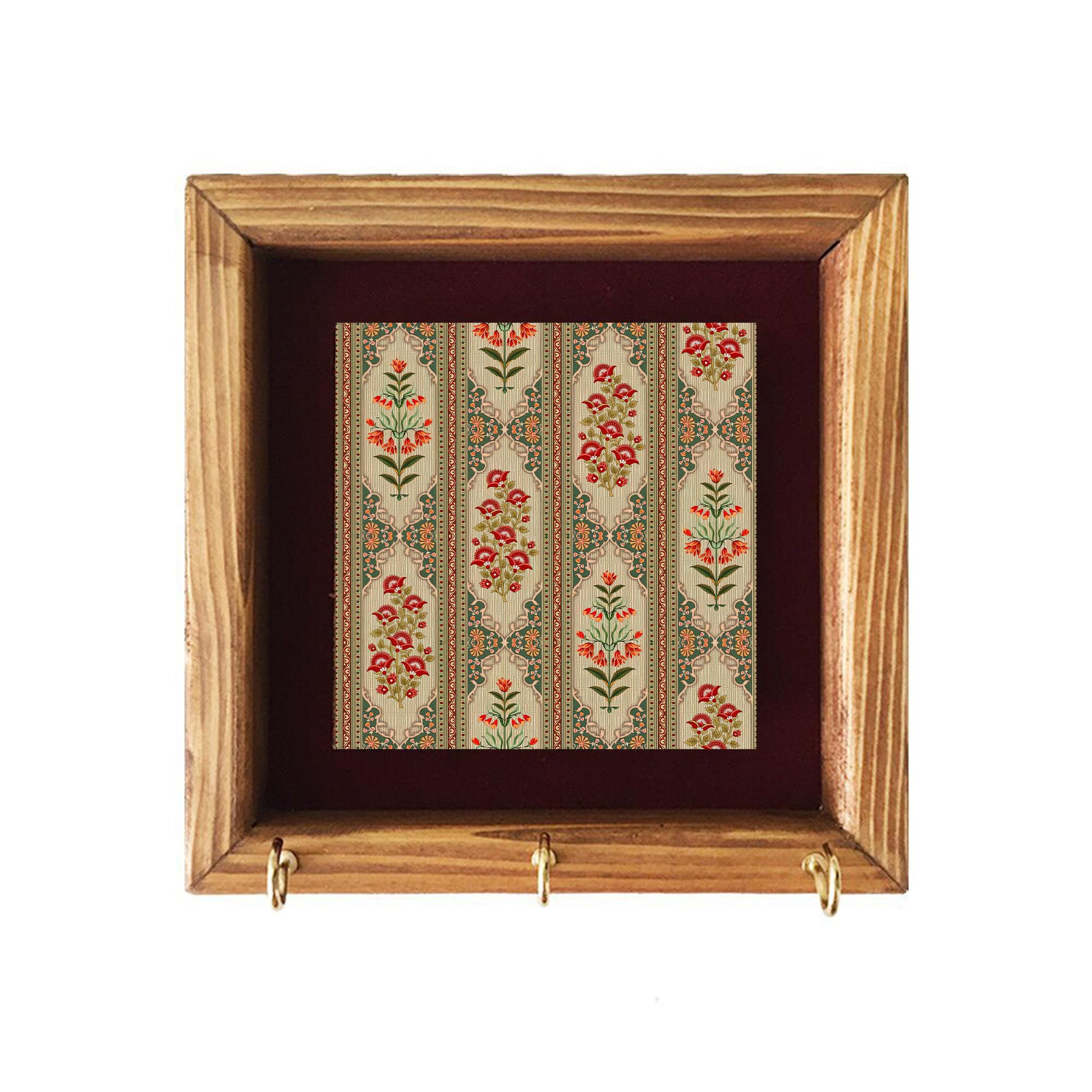 جاکلیدی دیواری گلاک طرح سنتی اسلیمی کد WKH1