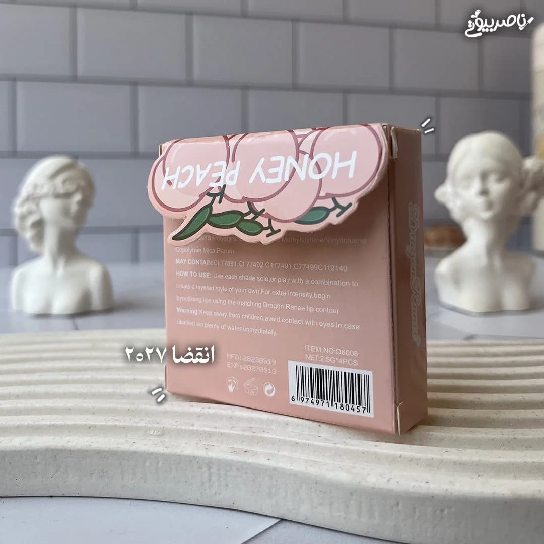 پک رژ لب مایع 4 عددی میوه ای دراگون رانی — تصویر ۶