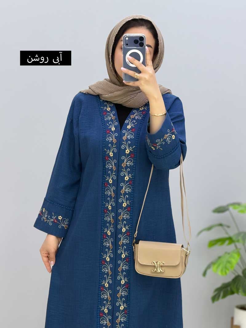 مانتو یقه هفت شانتون میسا کد458241 — تصویر ۴