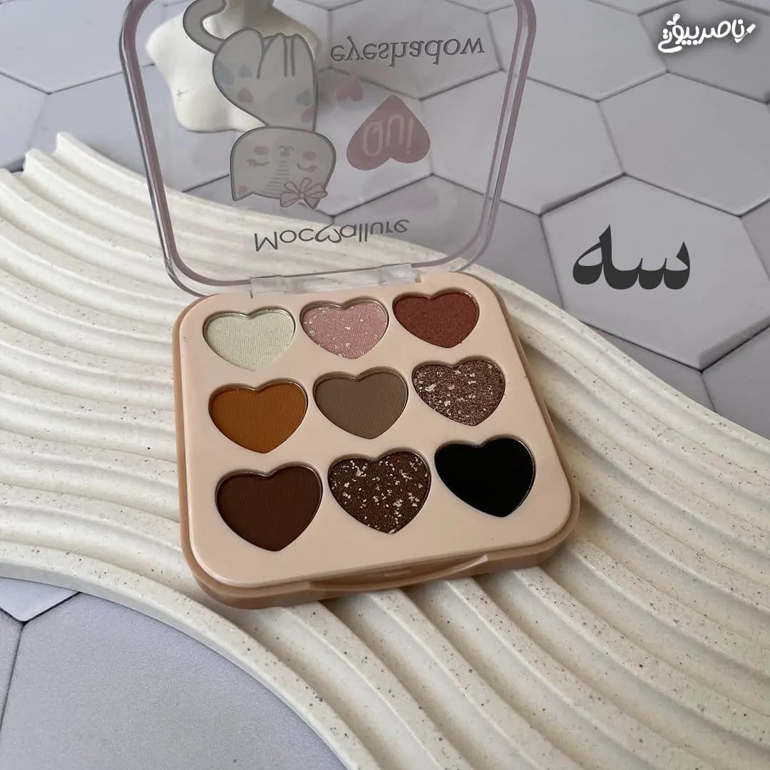 پالت سایه 9 رنگ طرح گربه موکالر Mocallure — تصویر ۸