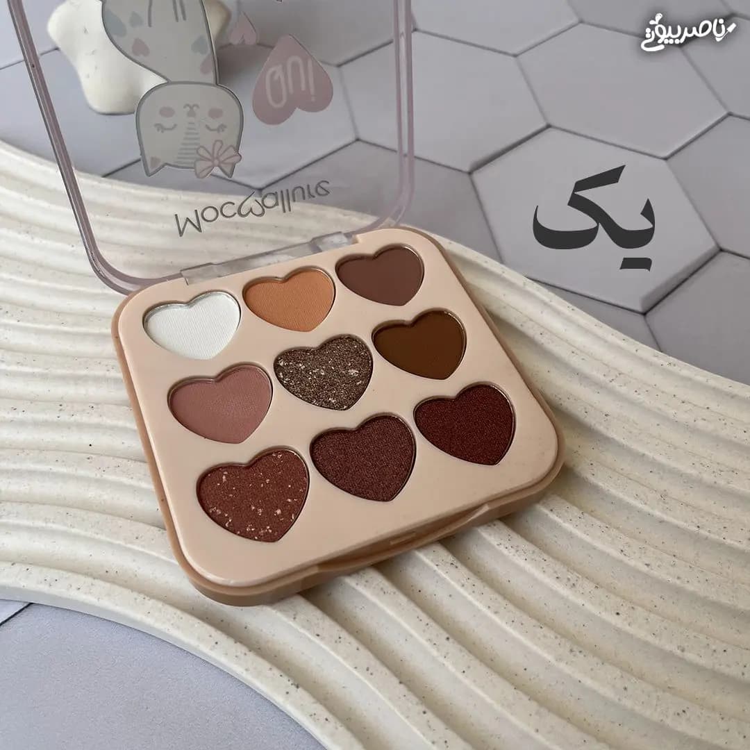 پالت سایه 9 رنگ طرح گربه موکالر Mocallure — تصویر ۴