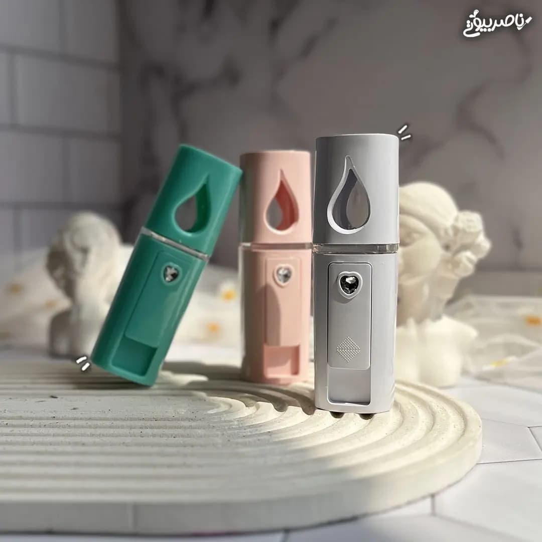 دستگاه بخور سرد جیبی اشکی همراه با آینه و USB