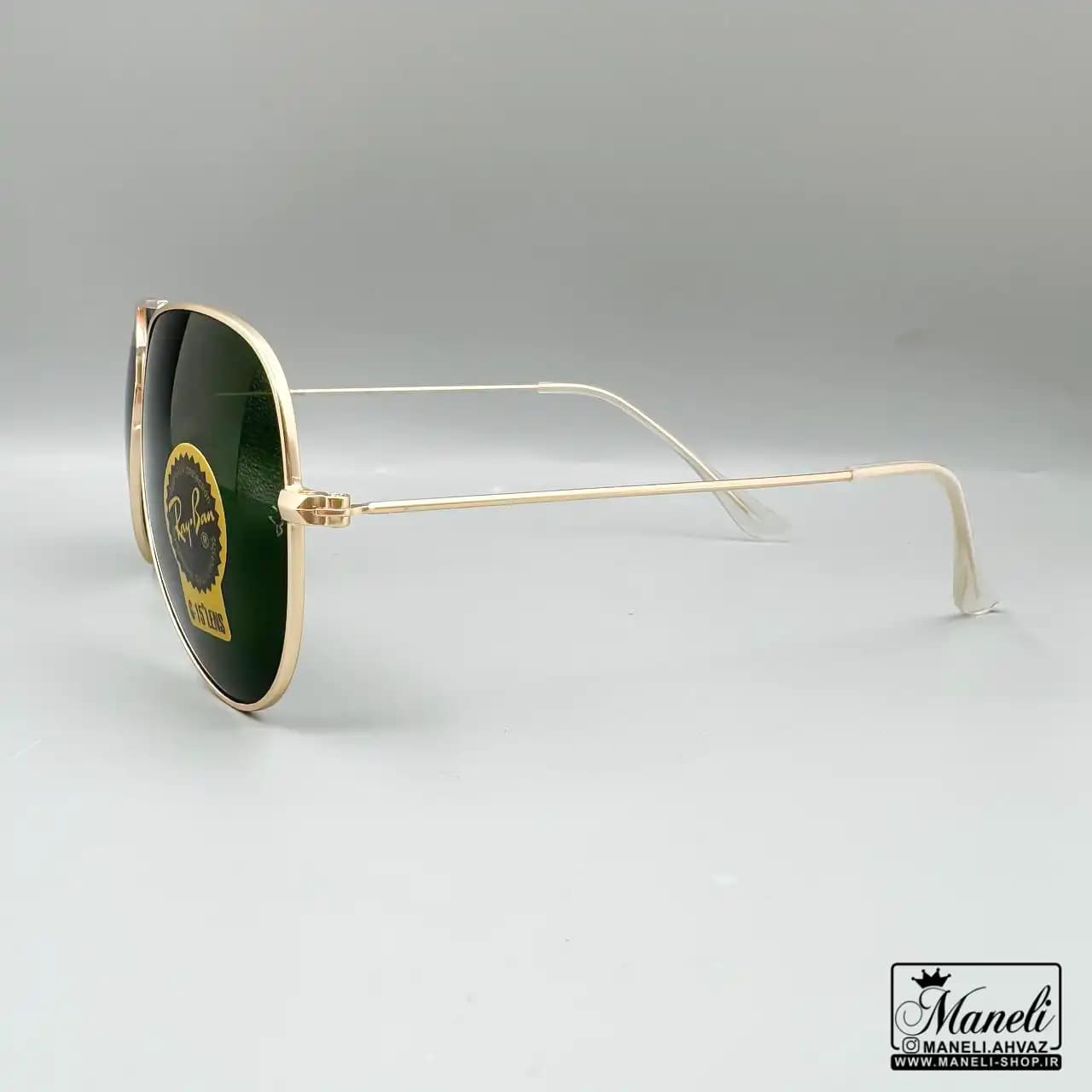 ست چرم 4 تکه و عینک Ray-Ban چرمسال | چرم طبیعی قهوه ای 14040522 — تصویر ۵