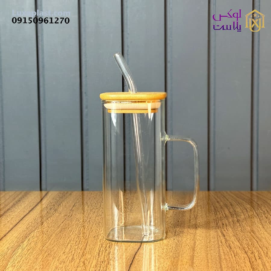 لیوان اسموتی ساده و چاپدار