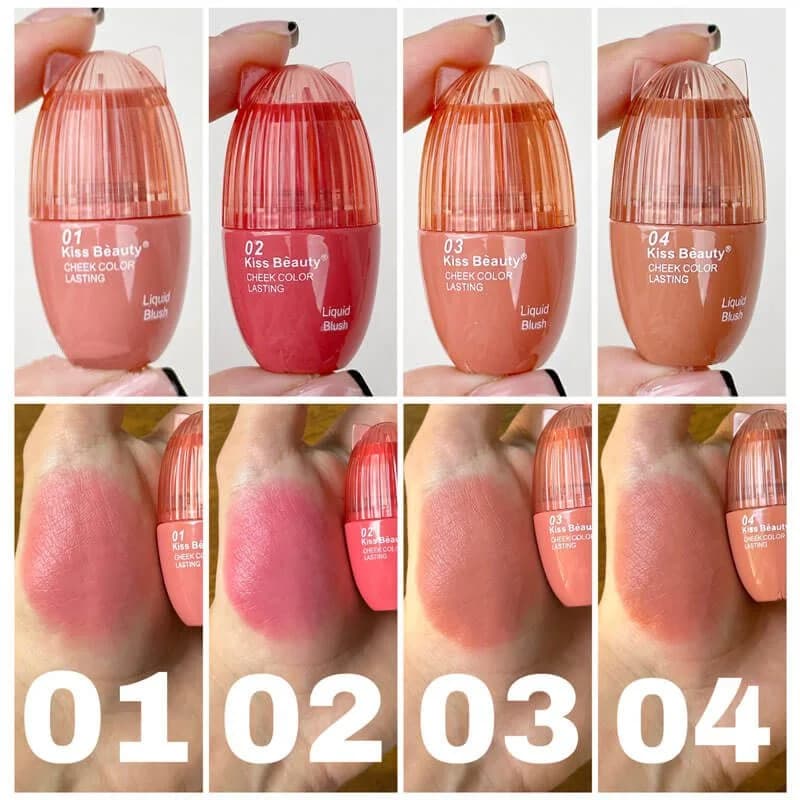 رژگونه مایع کیس بیوتی طرح گربه — تصویر ۲
