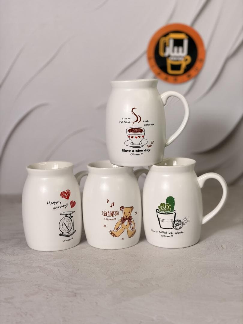 ماگ خمره ای طرح MILK کد 7525