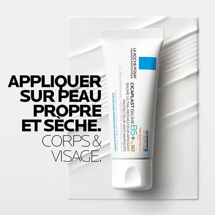 بالم ترمیم کننده سیکاپلاست B5 SPF50 لاروش پوزای Cicaplast — تصویر ۹