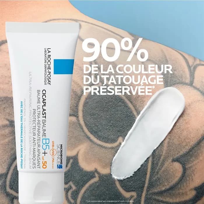 بالم ترمیم کننده سیکاپلاست B5 SPF50 لاروش پوزای Cicaplast — تصویر ۶