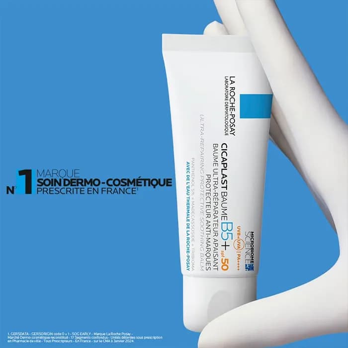 بالم ترمیم کننده سیکاپلاست B5 SPF50 لاروش پوزای Cicaplast — تصویر ۴