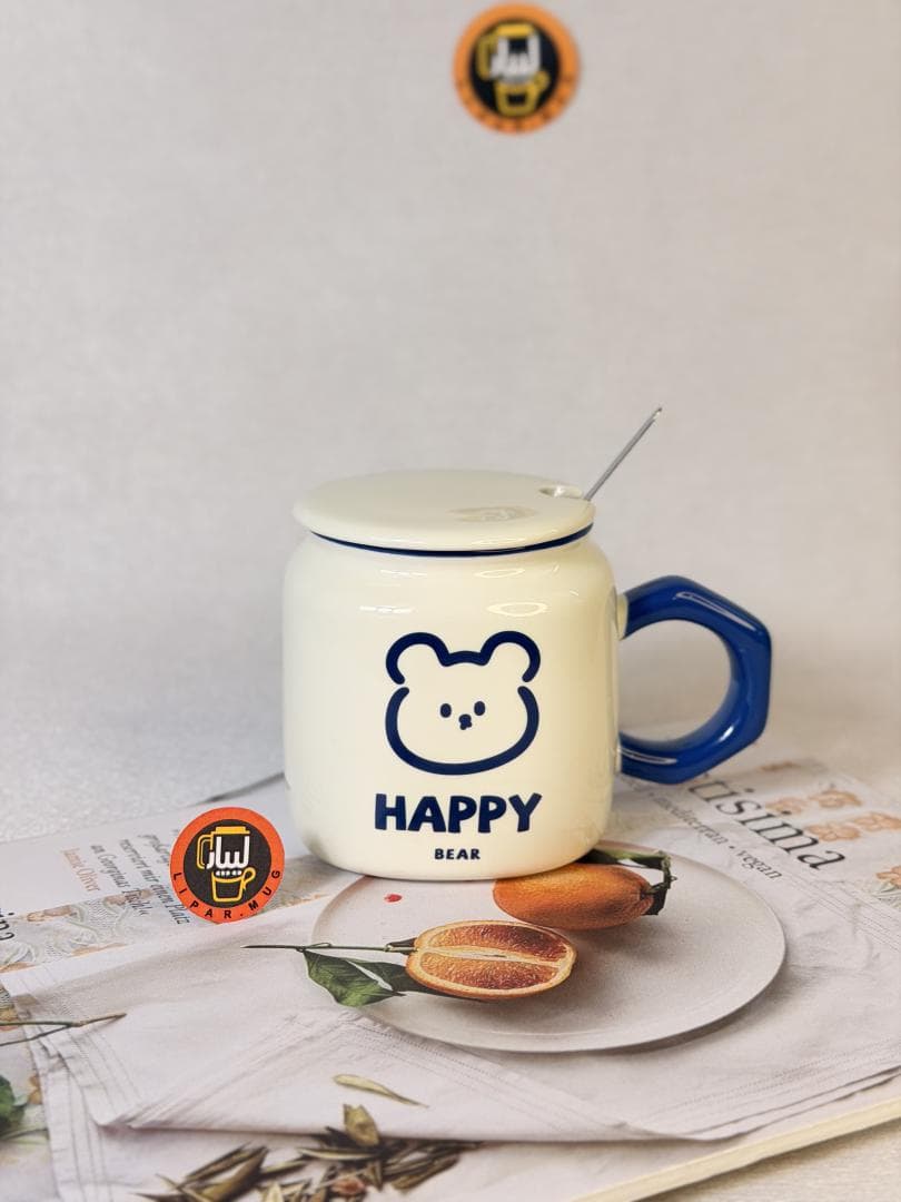 ماگ مربعی دسته 6 ضلعی LUCKY RABBIT کد 7444 — تصویر ۵