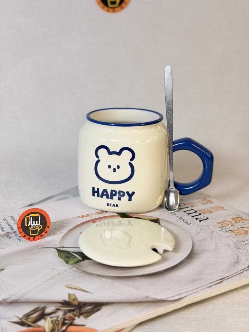 ماگ مربعی دسته 6 ضلعی LUCKY RABBIT کد 7444 — تصویر ۴