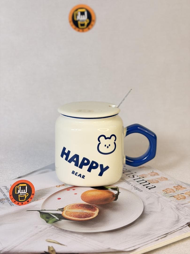 ماگ مربعی دسته 6 ضلعی LUCKY RABBIT کد 7444 — تصویر ۳