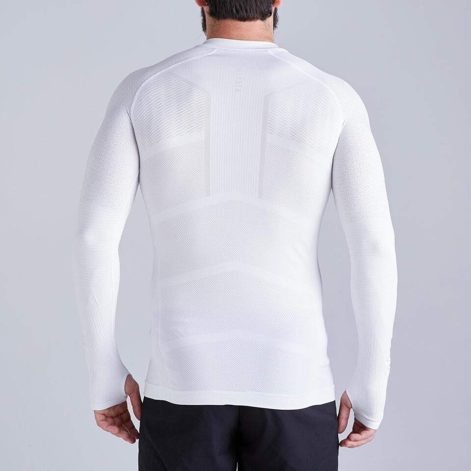 بلوز بیس دکتلون / DECATHLON – مدل keepDry 500 / سفید — تصویر ۳