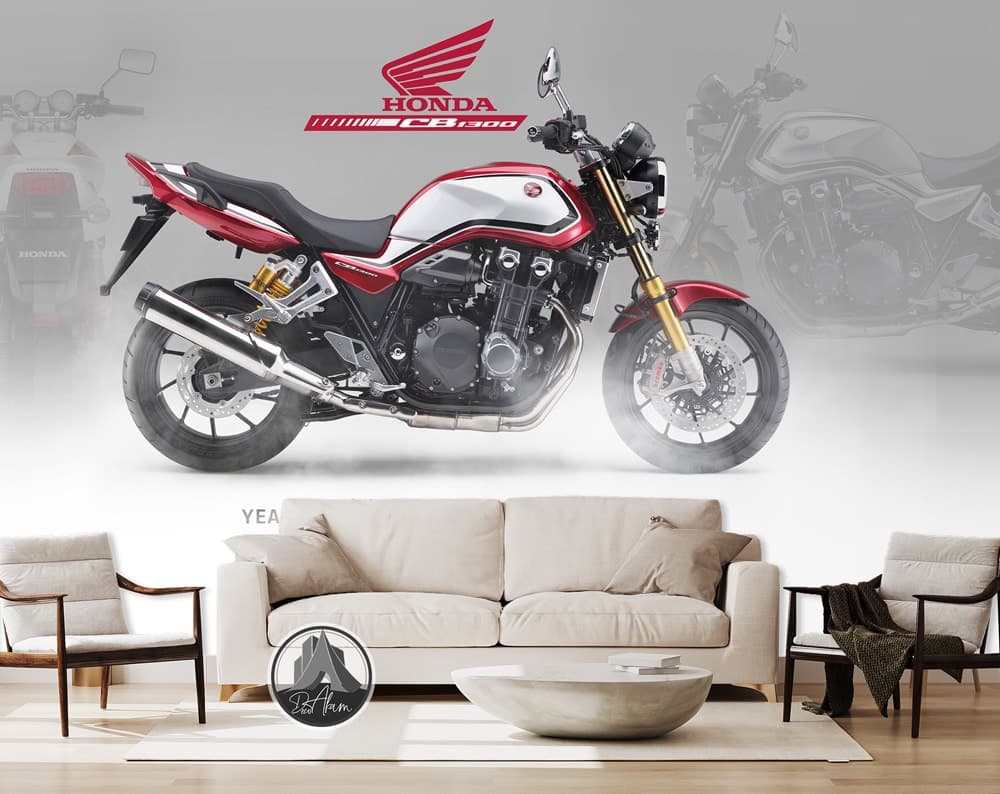 پوستر دیواری موتور هوندا CB-1300 رترو کد DA-4032 مناسب اتاق جوان — تصویر ۲