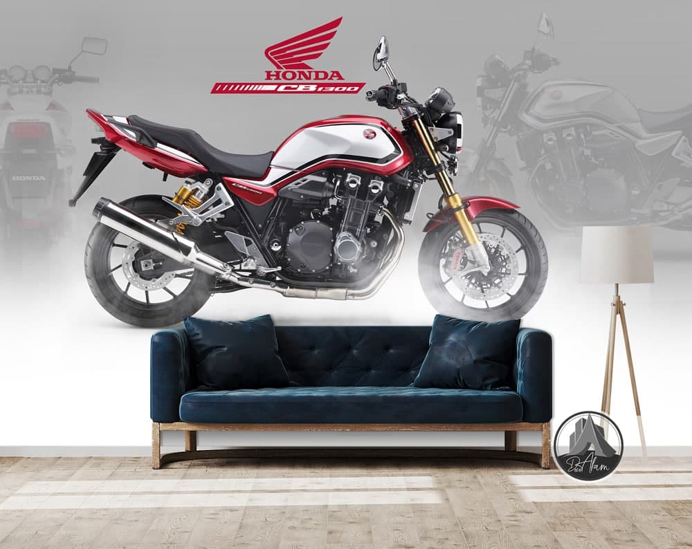 پوستر دیواری موتور هوندا CB-1300 رترو کد DA-4032 مناسب اتاق جوان — تصویر ۴