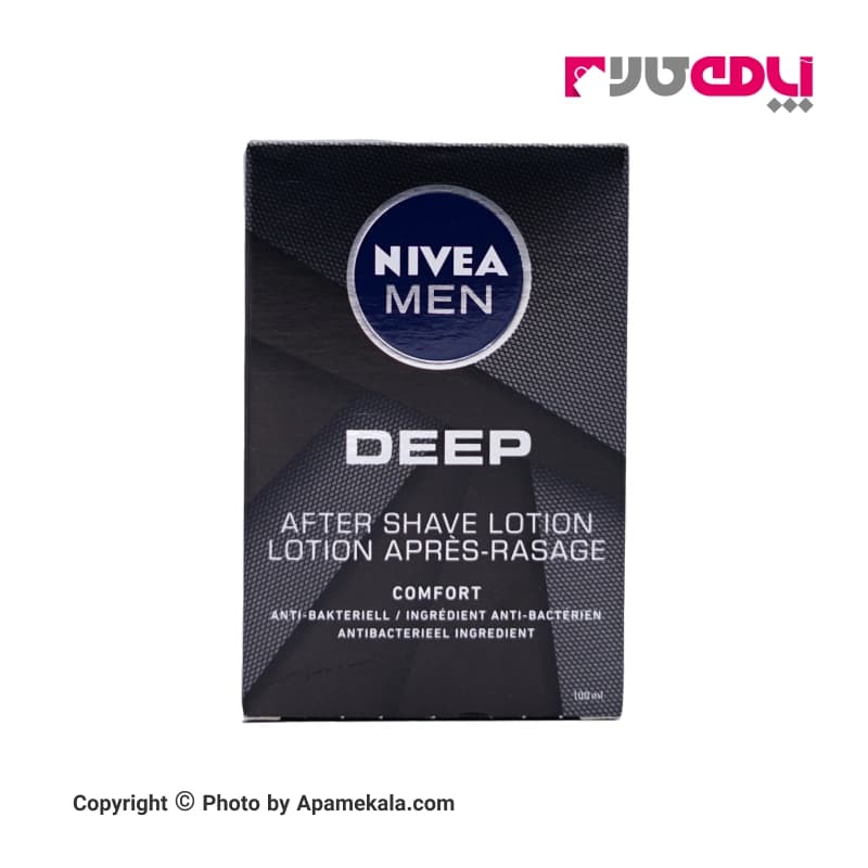 لوسیون افتر شیو نیوآ nivea مدل deep after shave حجم 100 میل — تصویر ۲