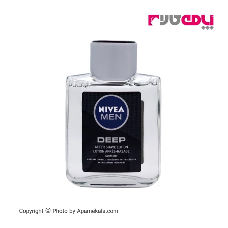 لوسیون افتر شیو نیوآ nivea مدل deep after shave حجم 100 میل