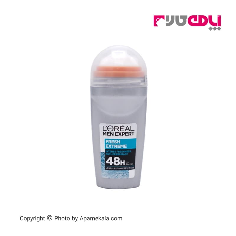 رول ضد تعریق مردانه لورال loreal مدل fresh extreme