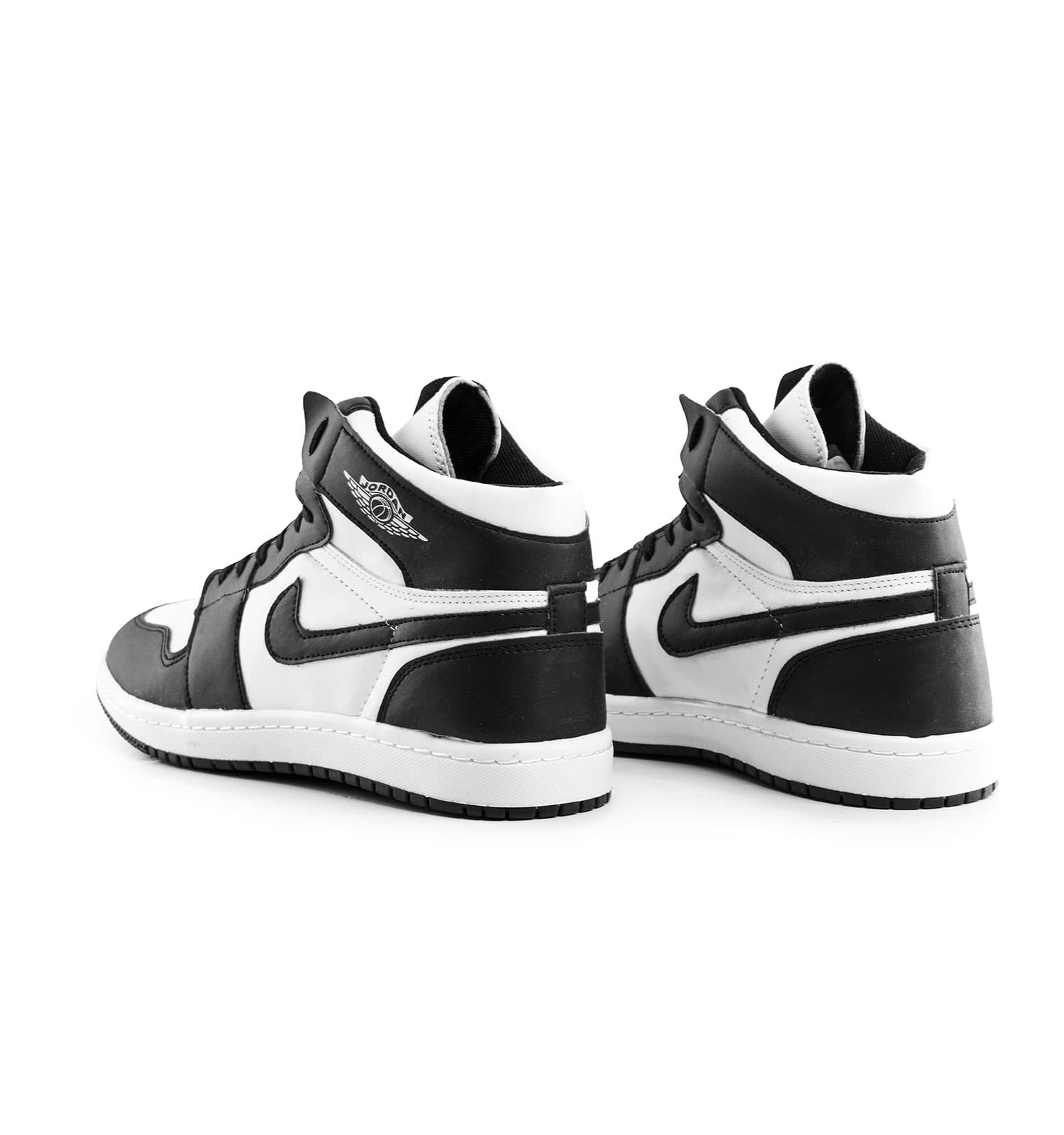کفش مردانه روزمره چرم مصنوعی سفید مشکی Nike کد 39376 — تصویر ۴