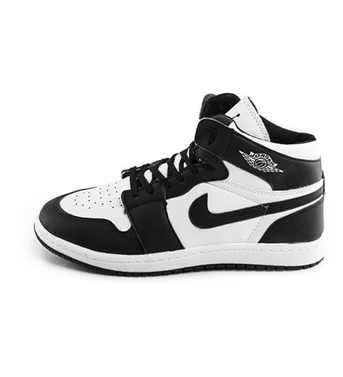 کفش مردانه روزمره چرم مصنوعی سفید مشکی Nike کد 39376