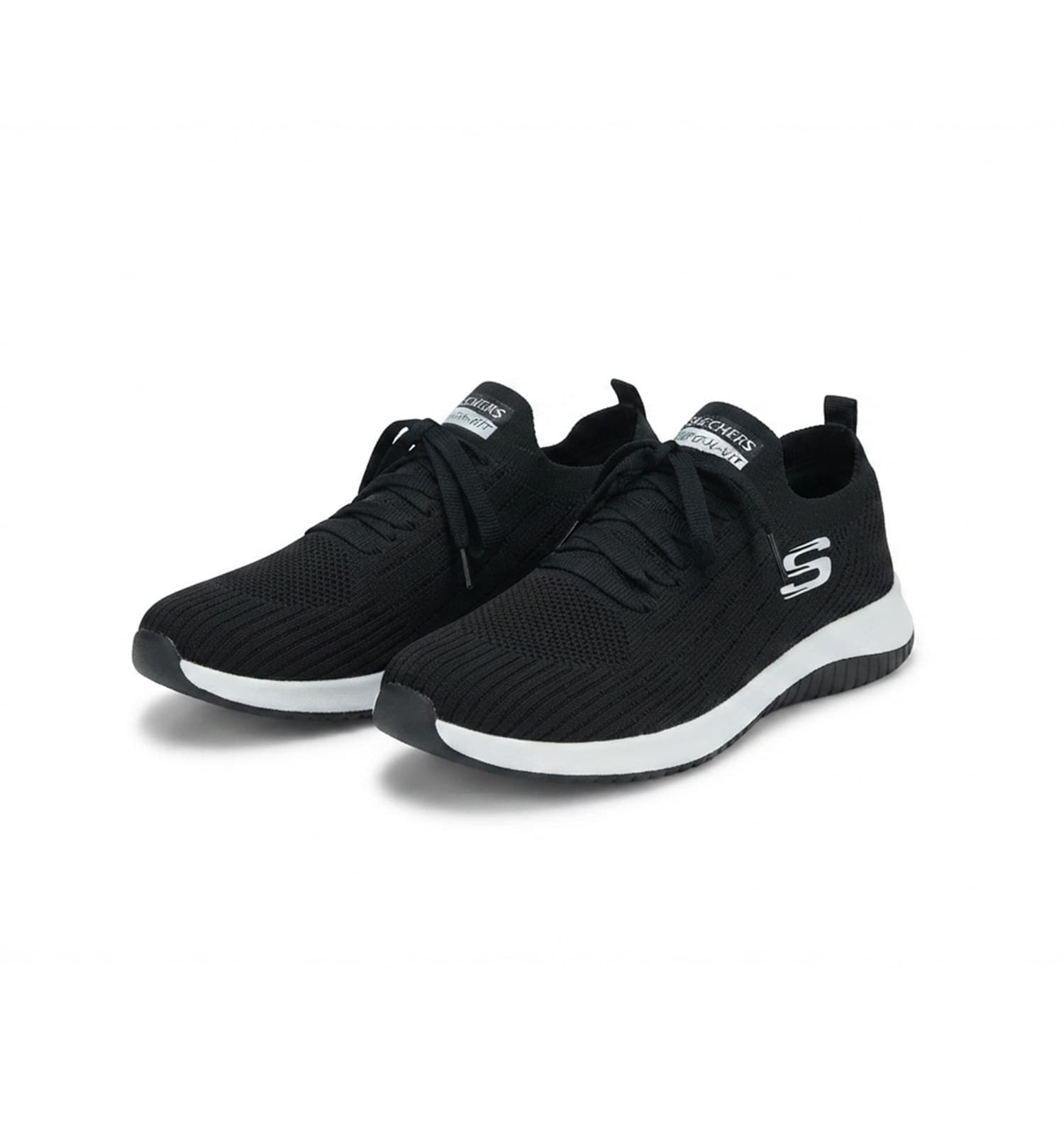 کفش مردانه روزمره بافت مشکی Skechers کد 50709 — تصویر ۳