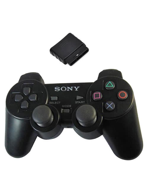 دسته PS2 بیسیم مشکی