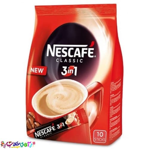 نسکافه 3 در 1 اورجینال ساده پاکتی 10 عددی Nescafe