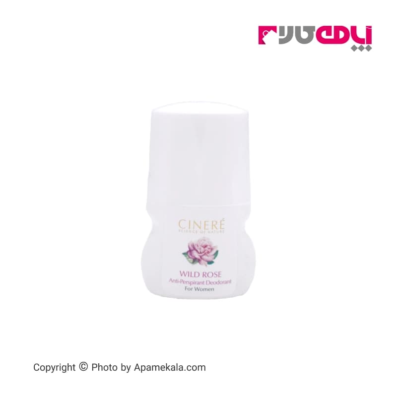 رول ضد تعریق زنانه سینره cinere مدل wild rose حجم 50 میلی لیتر
