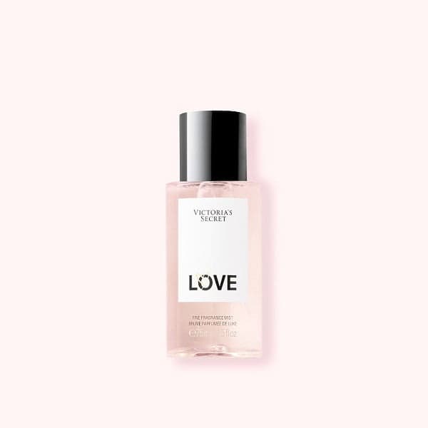 بادی میست ویکتوریا سیکرت مدل love حجم 75 میلی لیتر
