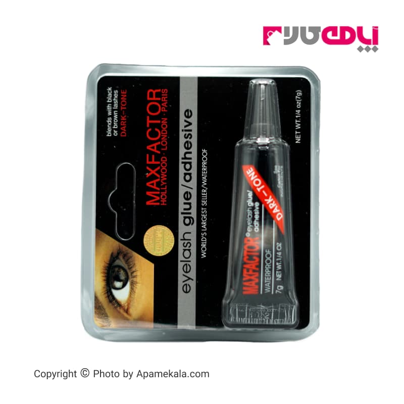 چسب مژه مصنوعی مکس فکتور maxfactor مدل dark tone وزن 7 گرم