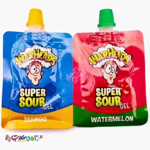ژله خیلی ترش وارهدز آمریکا هندوانه انبه WarHeads