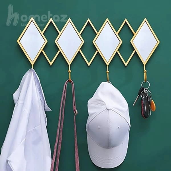 آینه لوزی شکل چند تکه استیل مدل هیلدا