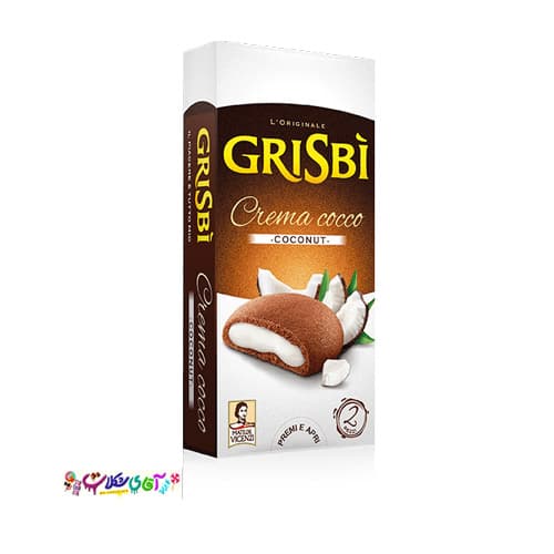 کوکی نارگیلی گریسبی مینی ایتالیایی 30 گرم Grisbi