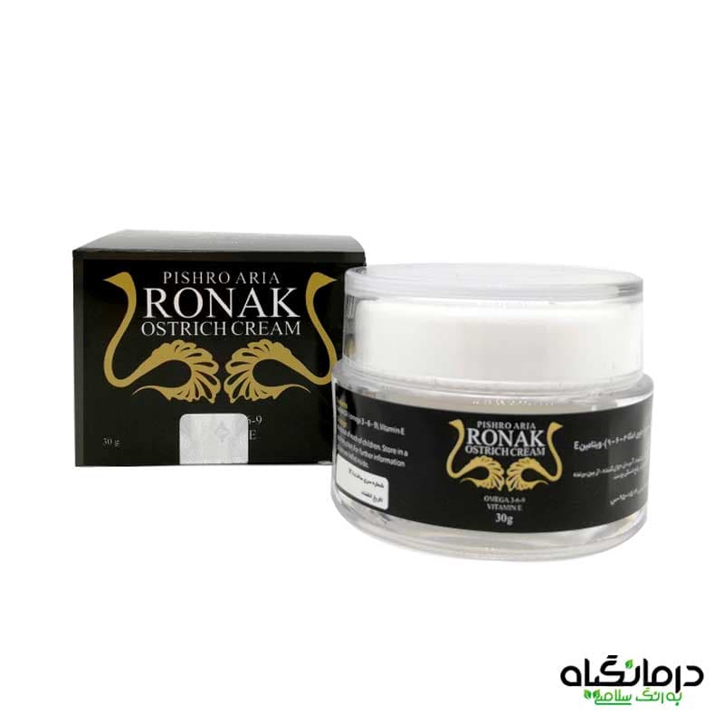 کرم روغن شترمرغ روناک