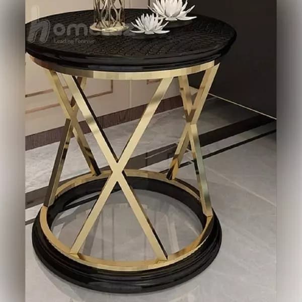 میز عسلی استیل مدل آنابل