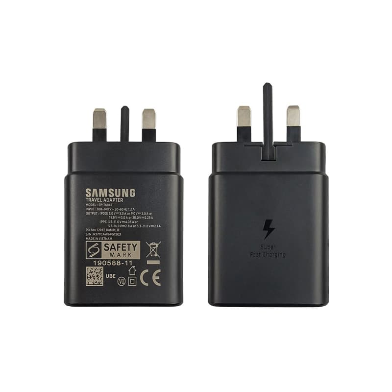 کابل و شارژر اورجینال سامسونگ سوپر فست 45w — تصویر ۲