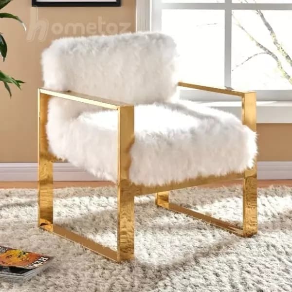 صندلی مبلی پایه استیل مدل ژولیت