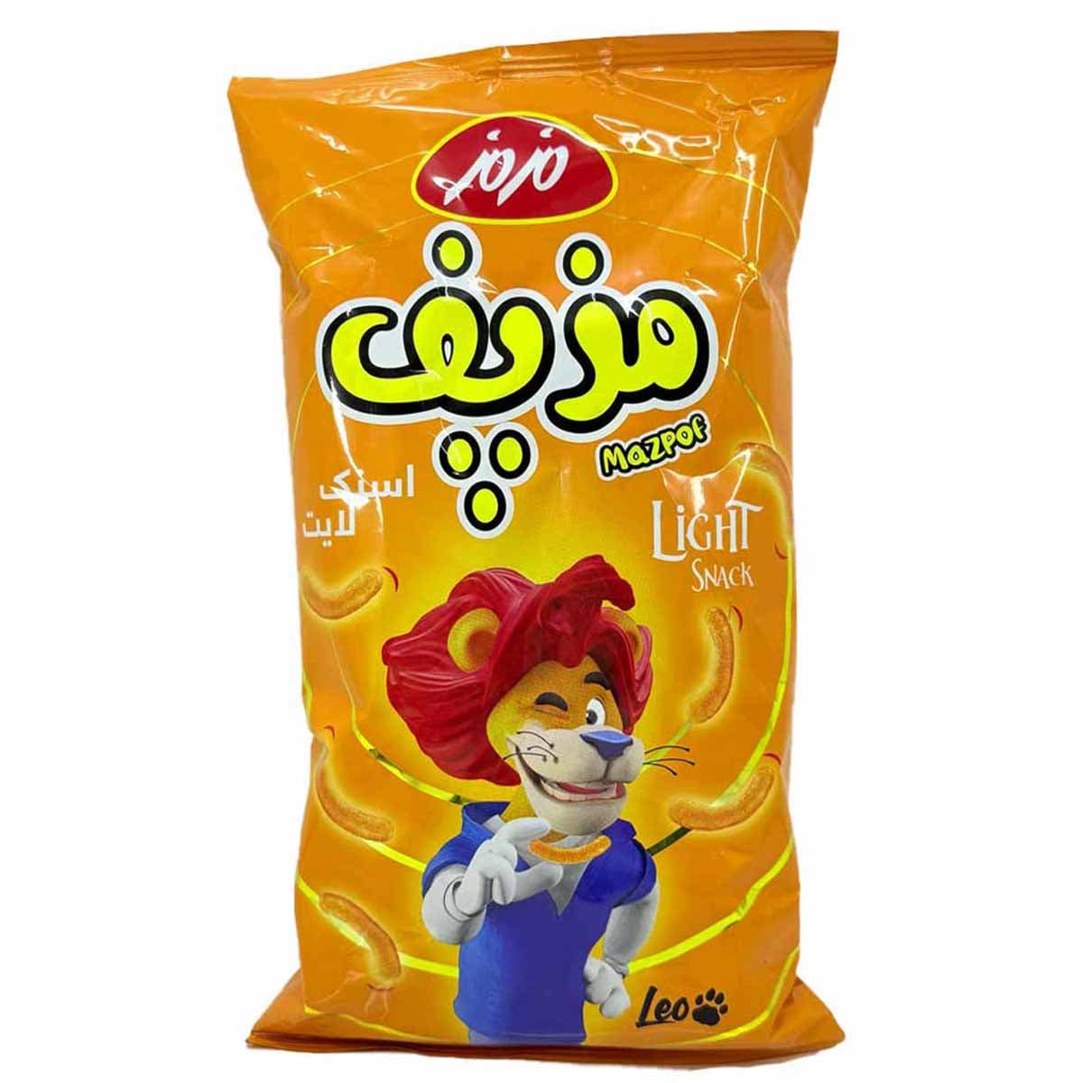 اسنک ( پفک ) پنیری لایت مزپف مزمز 65 گرم