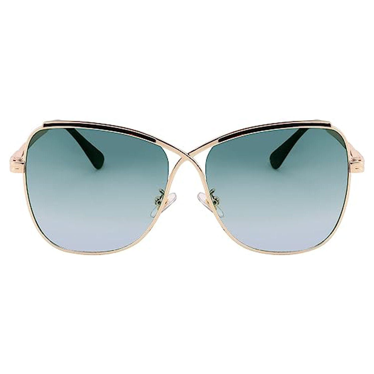 عینک آفتابی زنانه FEISEDY Womens Aviator Sunglasses Oversized Butterfly X Shape