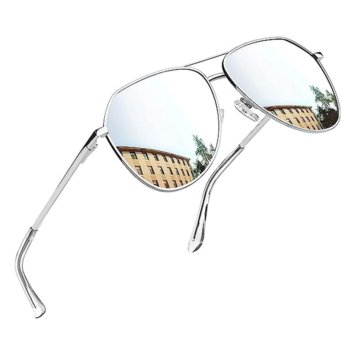 عینک آفتابی پولاریزه کلاسیک زنانه و مردانه ژوپین Joopin Classic Aviation Sunglasses for Men Women Premium Polarized Military Style Sun Glasses