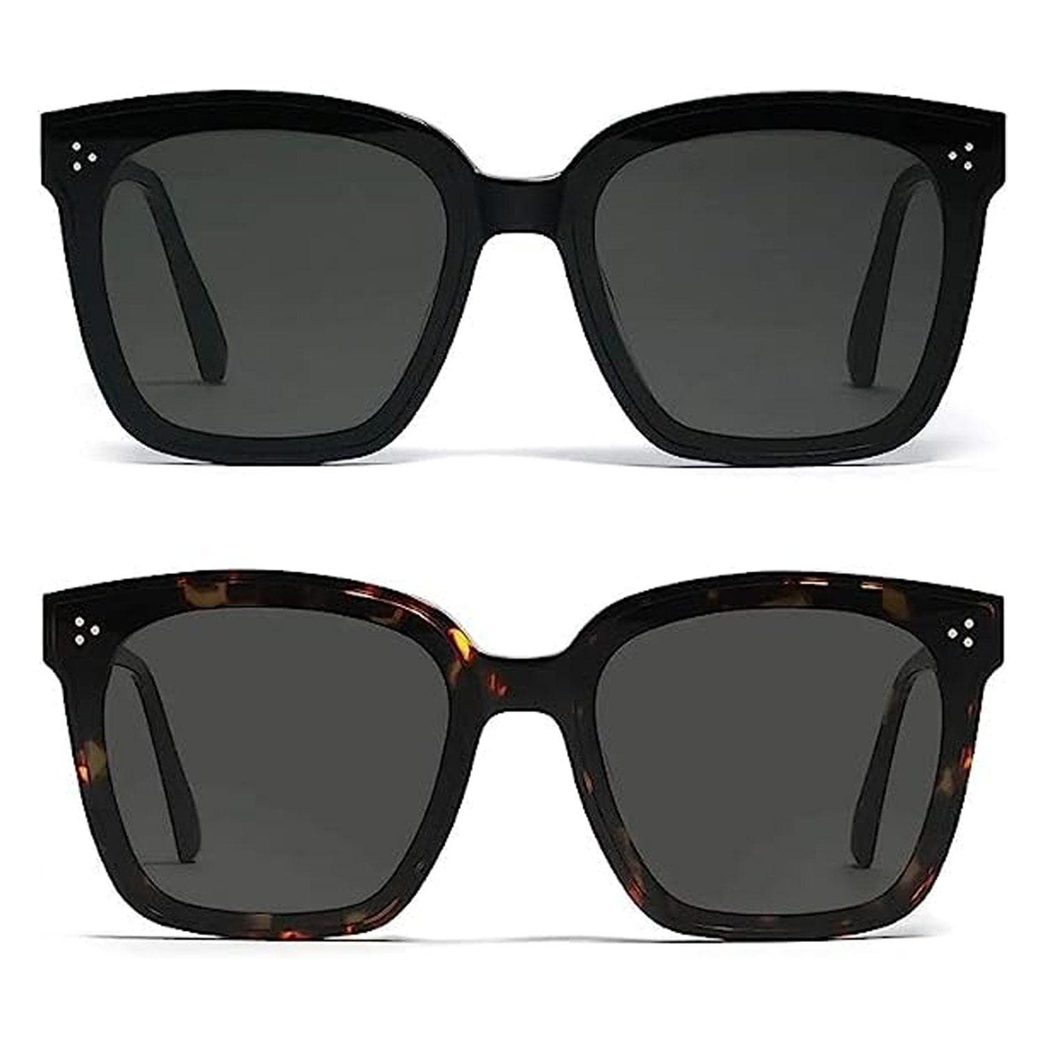عینک آفتابی پولاریزه زنانه و مردانه MUAMUA Fashion Polarized Sunglasses Oversized Women Men Square Sun Glasses