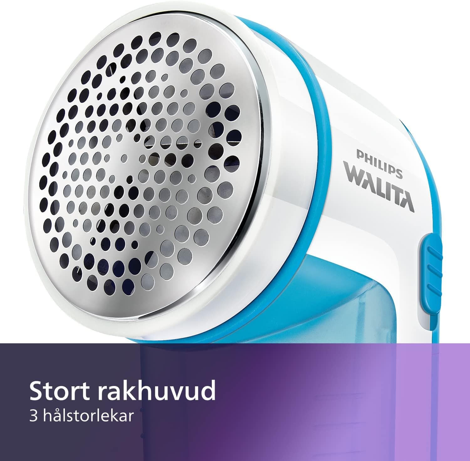 پرزگیر پارچه برند فیلیپس Philips Gc026 00 Fabric Shaver, Blue — تصویر ۶