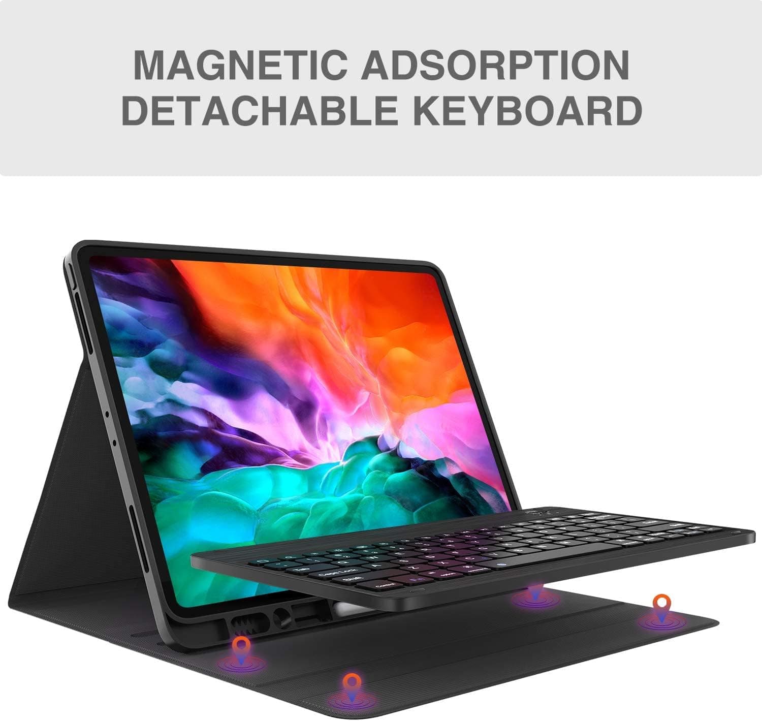قاب کیبورد آیپد Keyboard Case for iPad Pro 12.9 2020 4th Generation — تصویر ۵