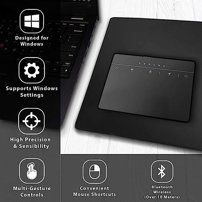 ماوس پد لمسی بلوتوثی Keymecher Mano Precision Wireless Trackpad for Windows — تصویر ۶