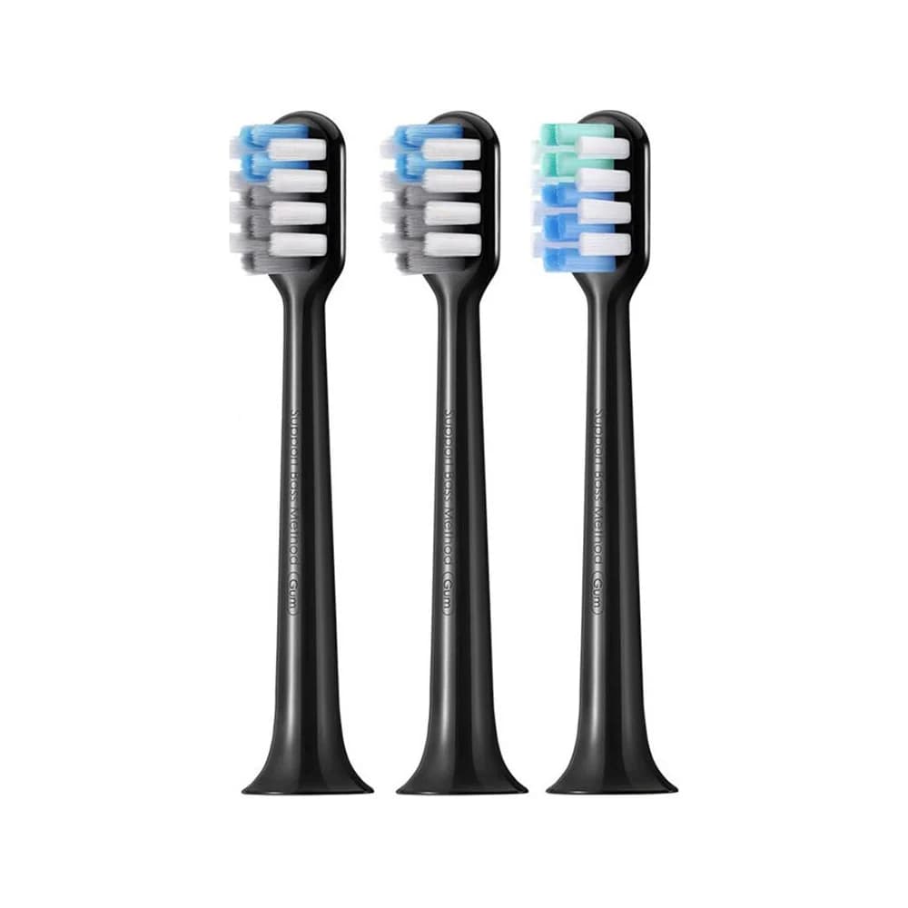 سری سه عددی مسواک شیائومی مدل Dr.Bei 3PCs Sonic Electric Toothbrush Head
