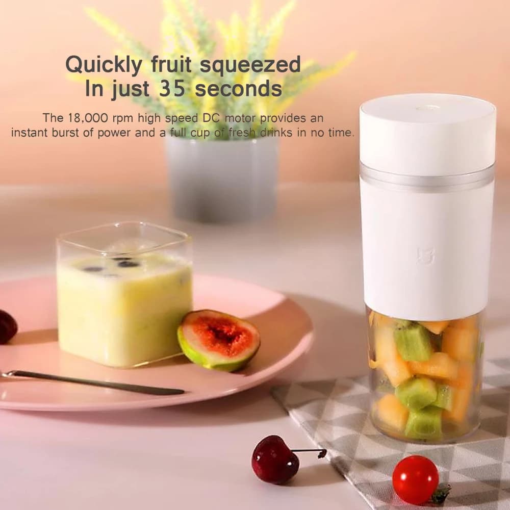آبمیوه گیری قابل حمل شیائومی مدل Mijia Mini Juice Blender Portable 300ML — تصویر ۴